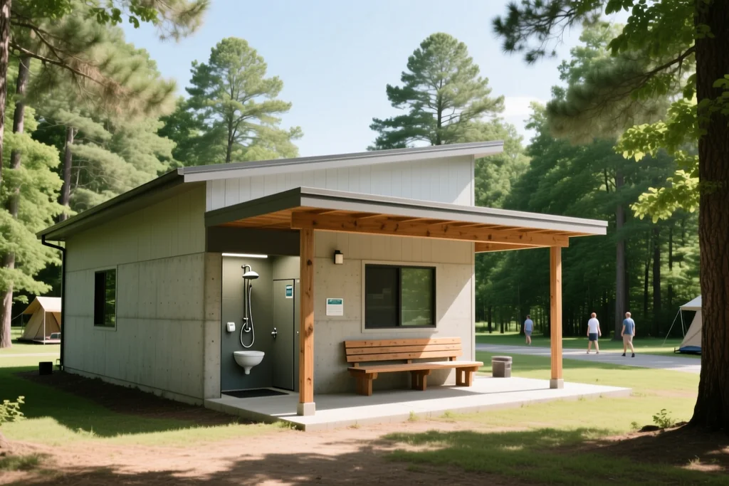 Amenities at Speedway Sports Park: Showers, Water and the Dump Station
