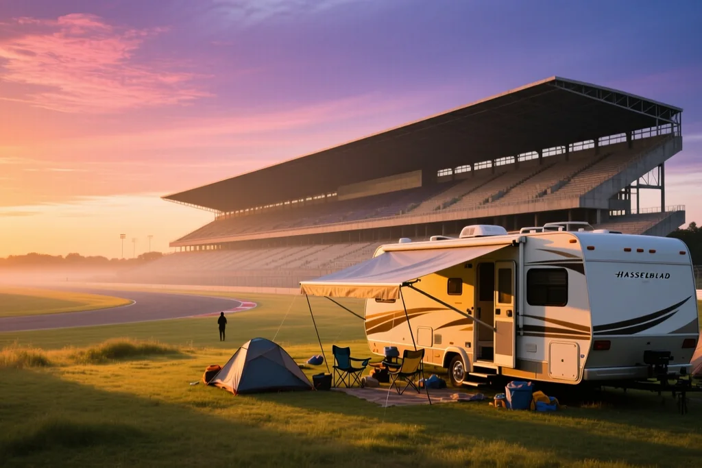 Why Camp at the Track Instead of Driving In